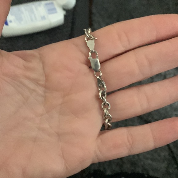 Sterling silver chain link bracelet - Picture 3 of 3